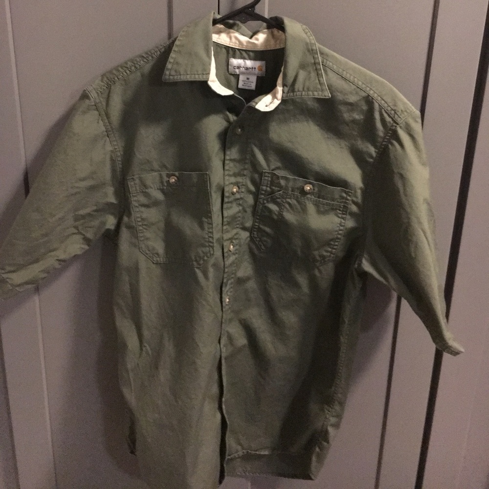 Carhartt 100% cotton button up shirt